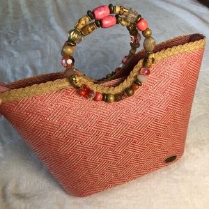 Cappelli Straw Handbag NWT